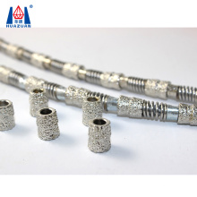 Professional Manufacturer Vacuum Brazed Diamond Wire Saw Parts for Stone